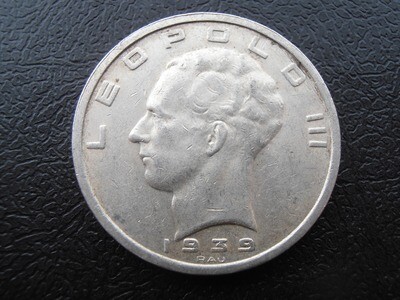Belgium 50 Francs - 1939