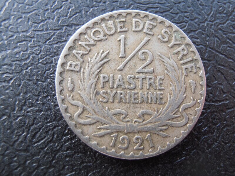 SA Half Piastre - 1921
