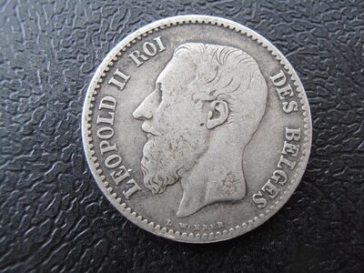Belgium 1 Franc - 1869