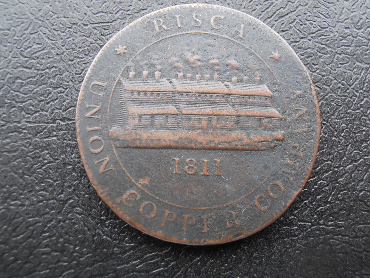 Warwickshire Risca Penny Token - 1811 (Scarce)