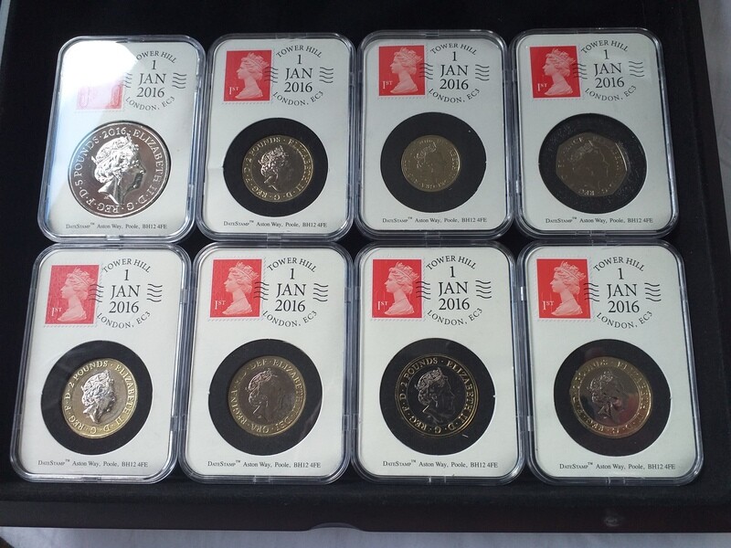 2016 - Datestamp Coin Set