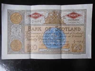 Bank of Scotland £20 - 1963