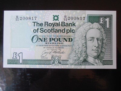 Royal Bank of Scotland £1 - 1993