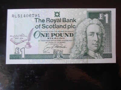 Royal Bank of Scotland £1 - 1994 (R.L.S.)