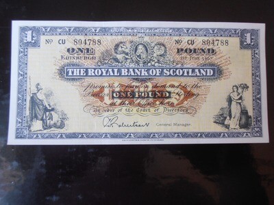 Royal Bank of Scotland £1 - 1967
