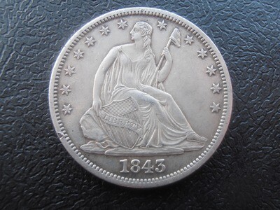 United States Half Dollar - 1843O