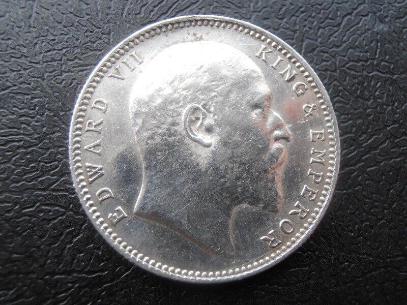British India Rupee  -  1906