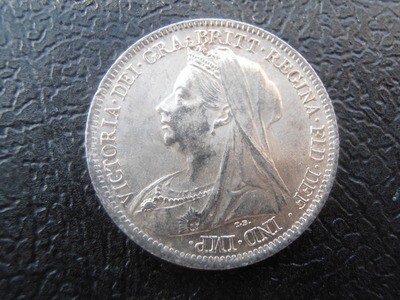 1901 - Sixpence