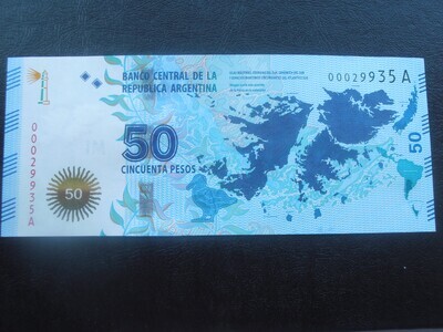 Argentina 50 Pesos - 2015 (Malvinas)