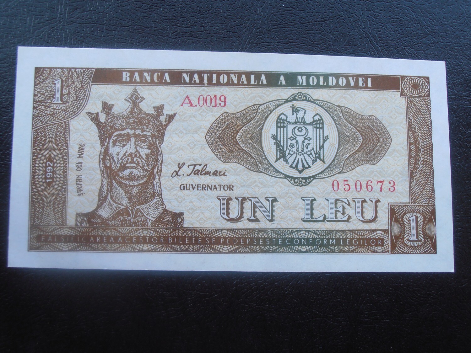 Moldova 1 Leu - 1992