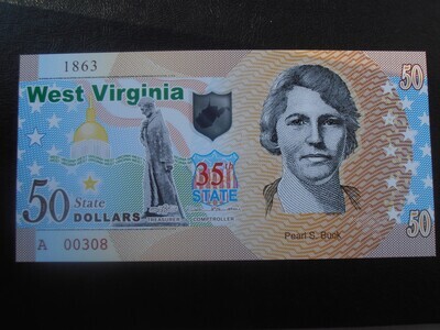 West Virginia 50 Dollars (Fantasy)