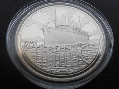 RMS Titanic Silver Proof Medal - 1997