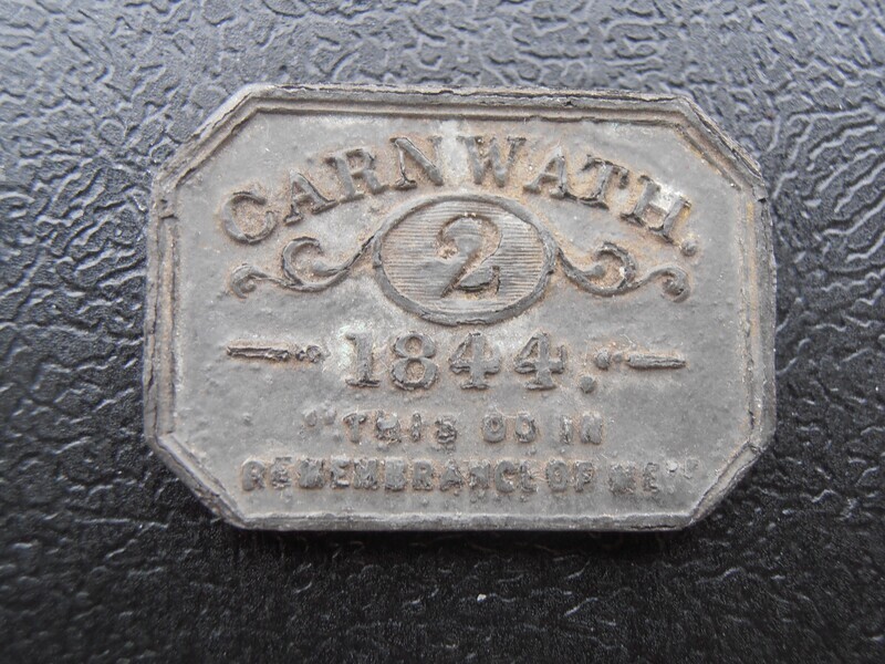 Communion Token Carnwath T2 - 1844