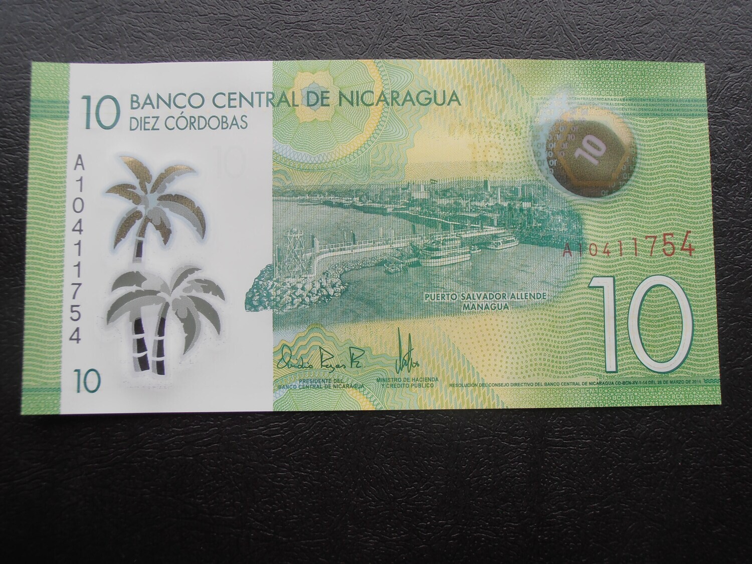 Nicaragua 10 Cordobas  -  2014