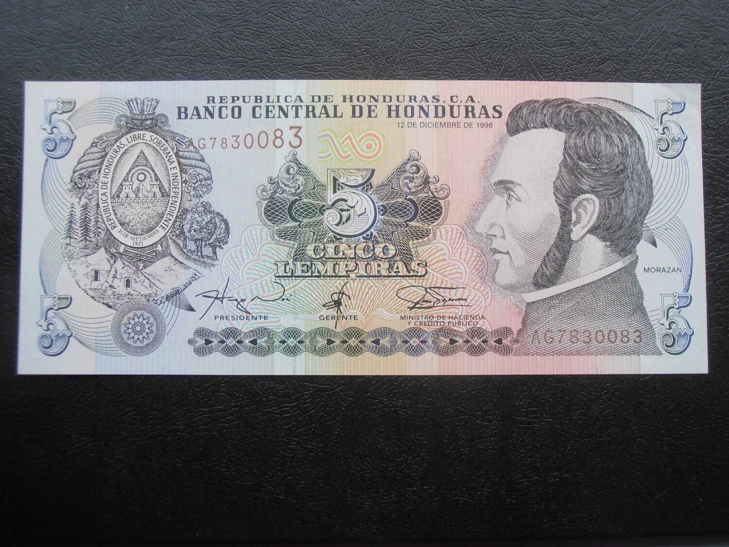 Honduras 5 Lempiras - 1996