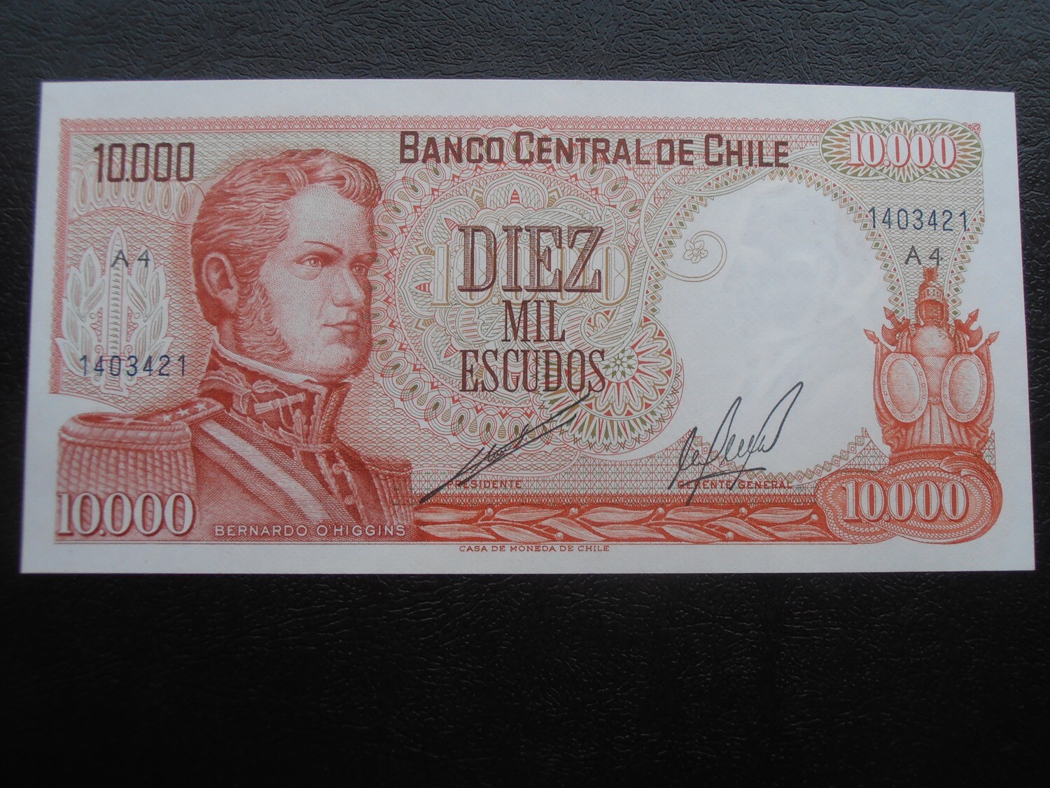 Chile 10000 Escudos - N.D