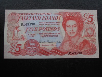 Falkland Islands Five Pounds - 2005