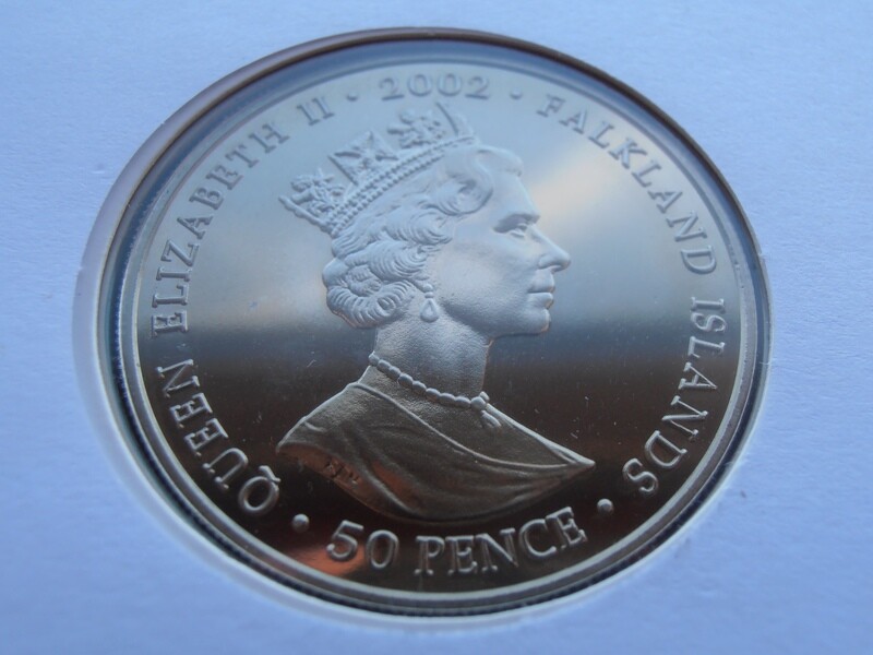 Falkland Islands 50 Pence - 2002 First Day Cover)