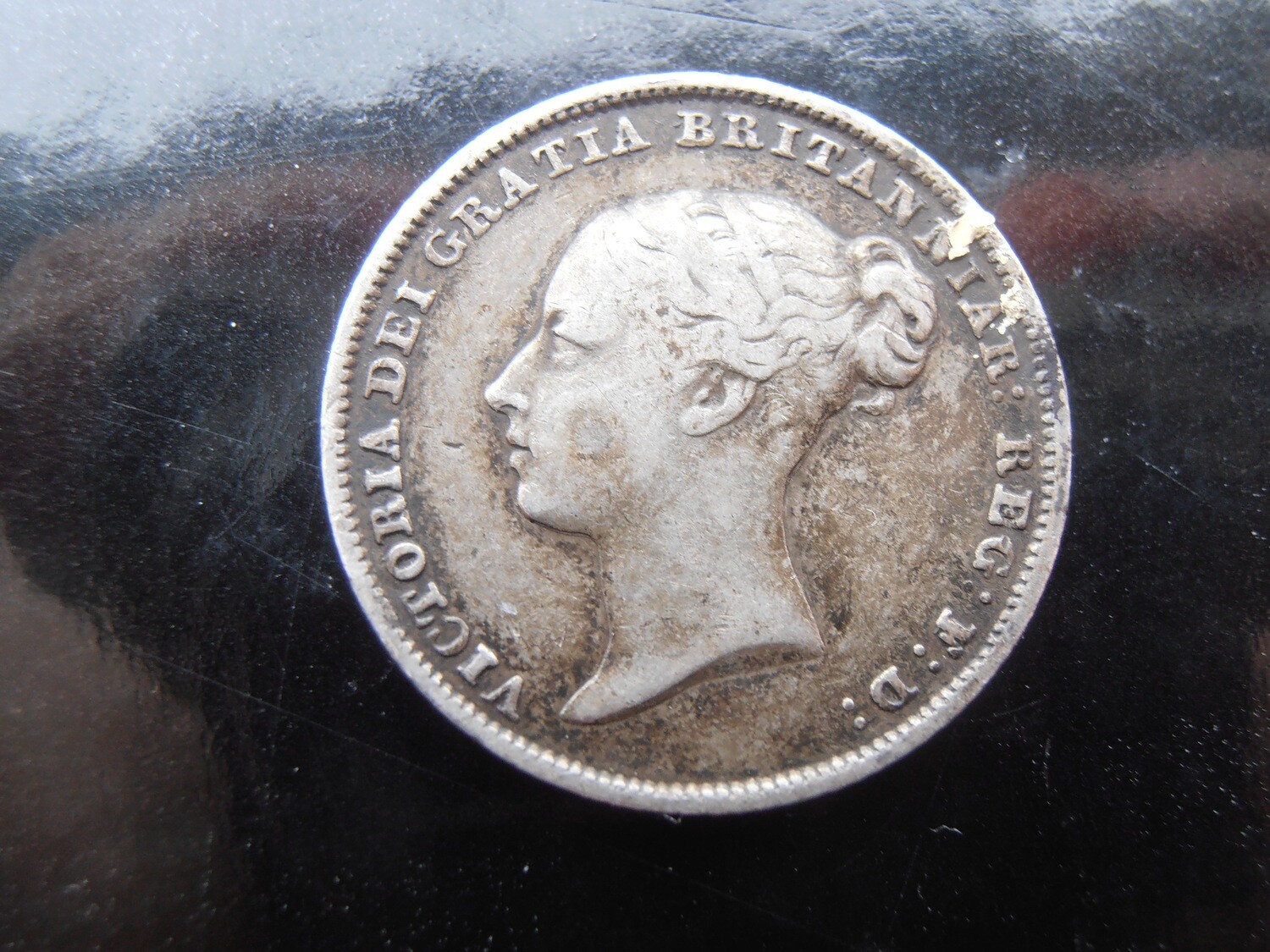1855  -  Sixpence