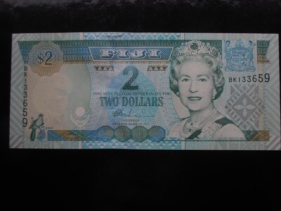 Fiji 2 Dollars - 2002