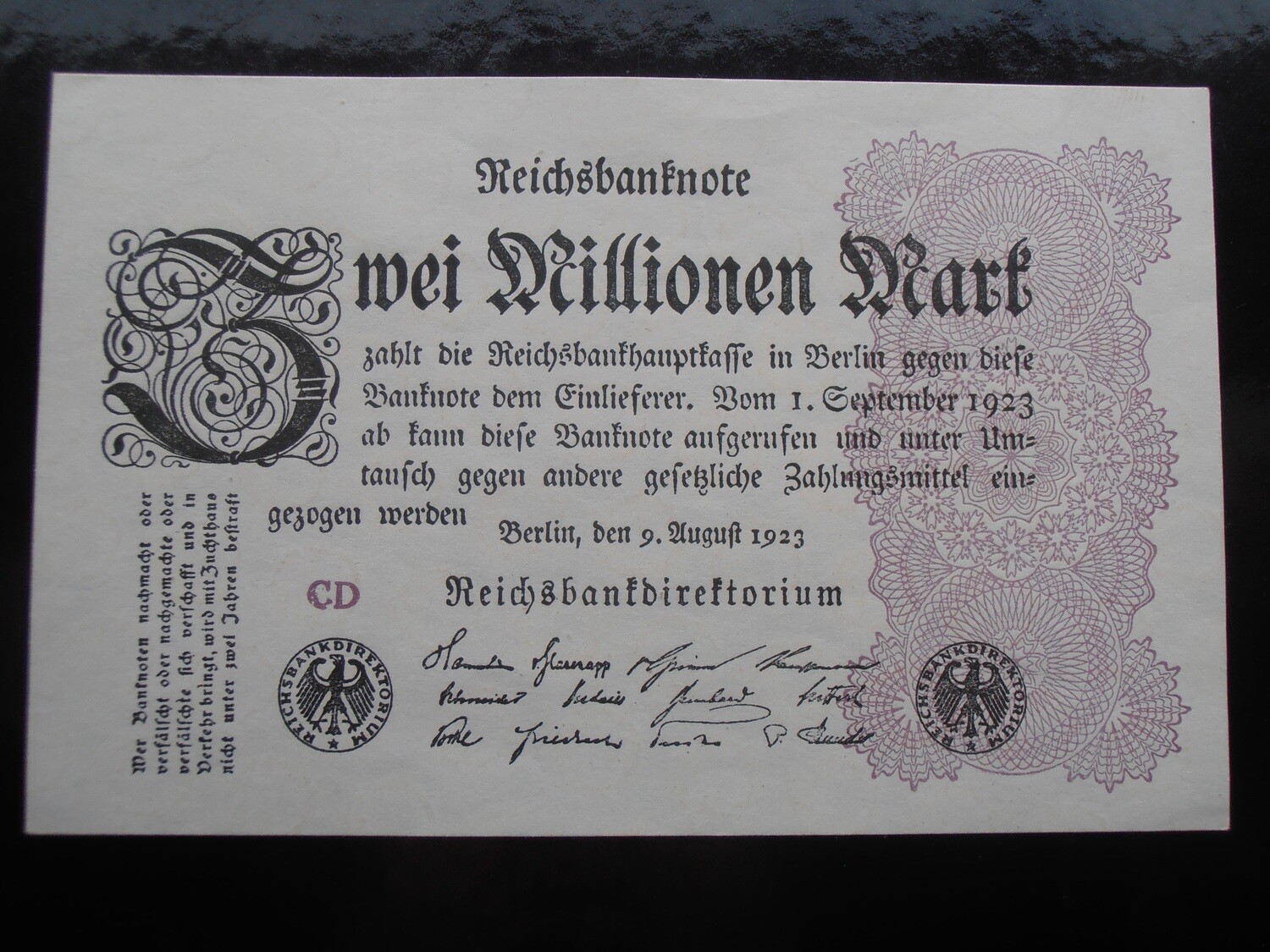 Germany 2 Million Marks - 1923