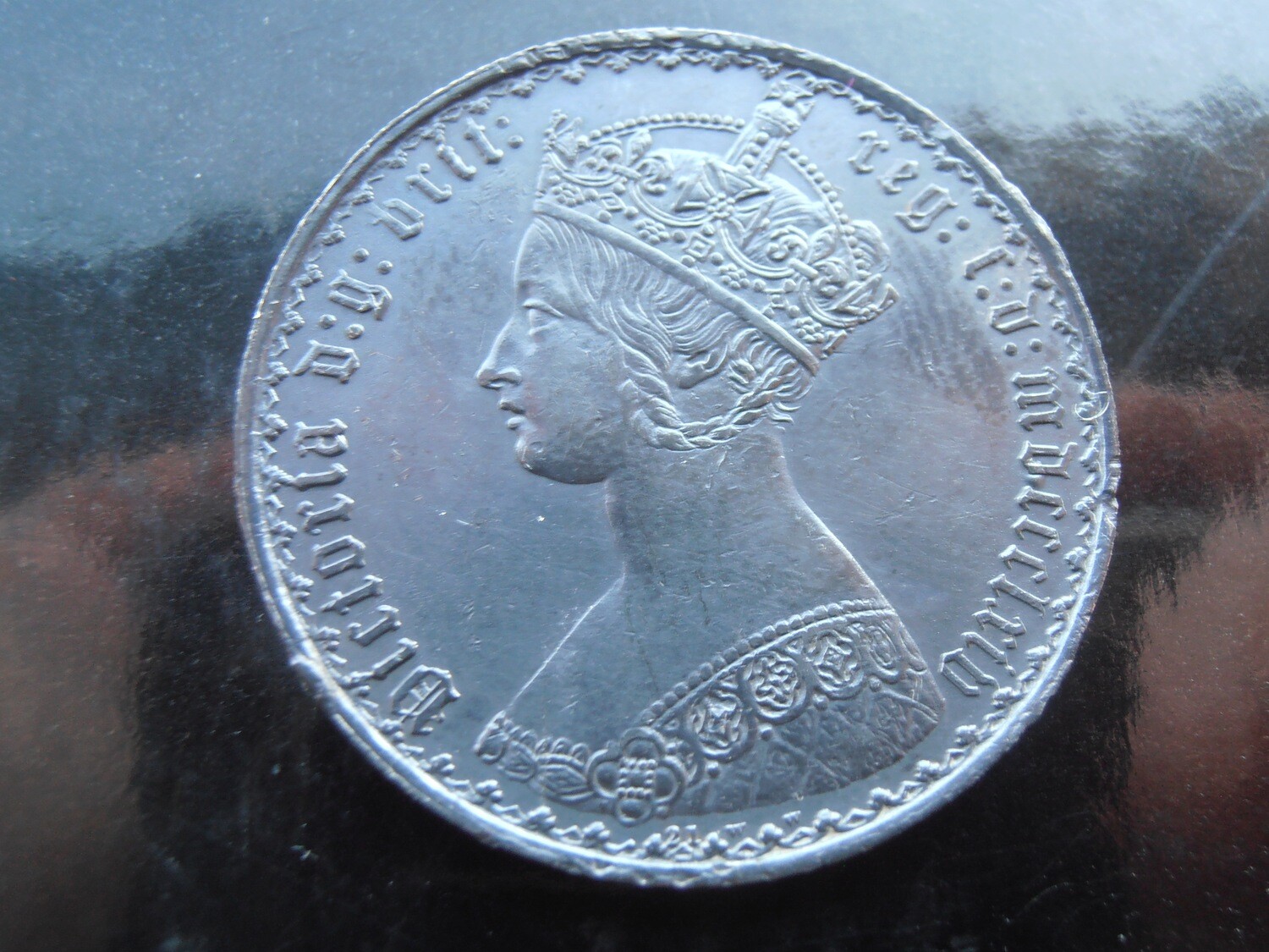 1864  -  One Florin  (Die 21)