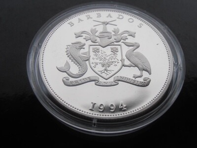 Barbados 5 Dollars Silver Proof - 1994