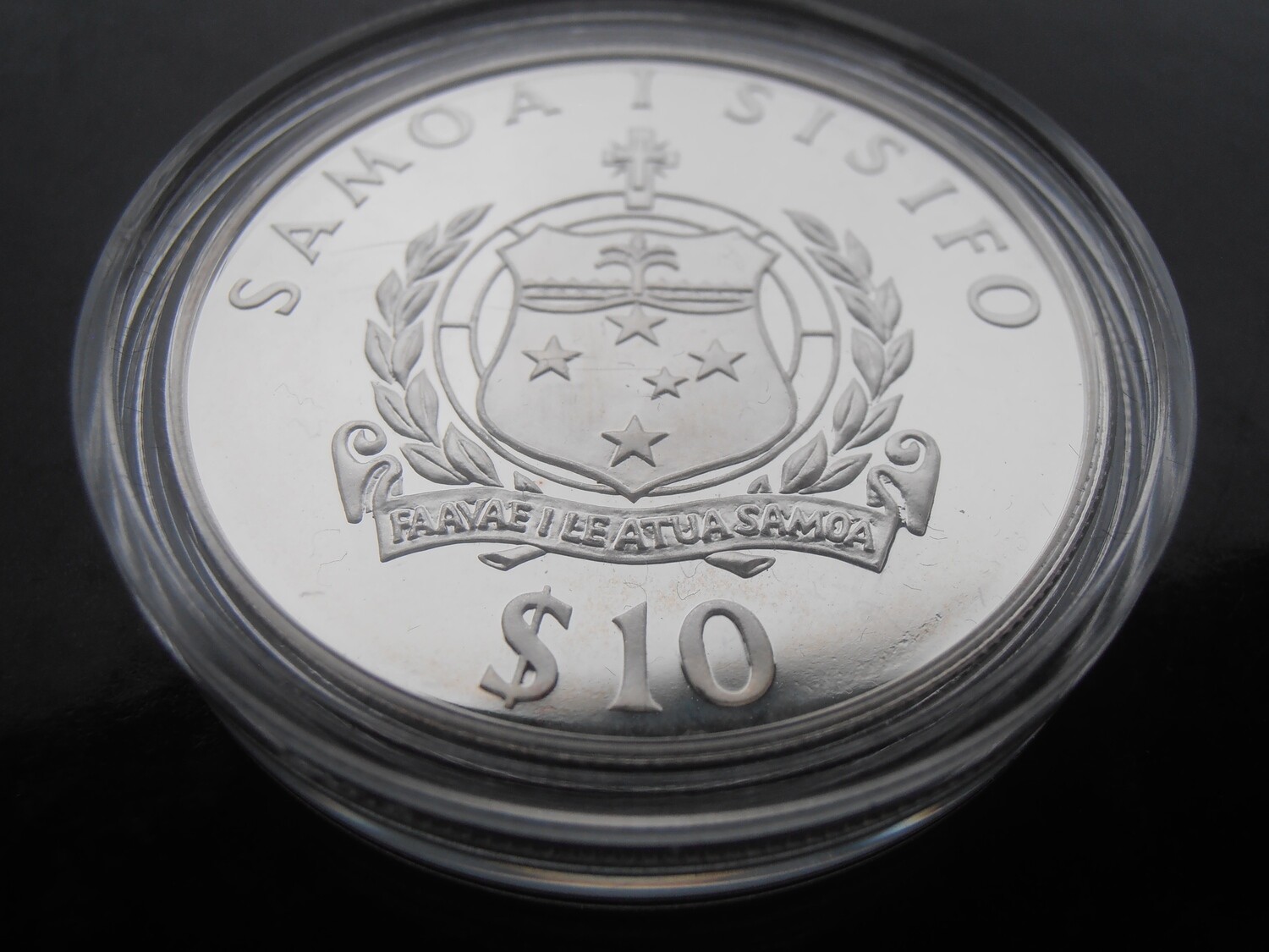 Western Samoa 10 Dollars  -  1995 (Queen Mother)