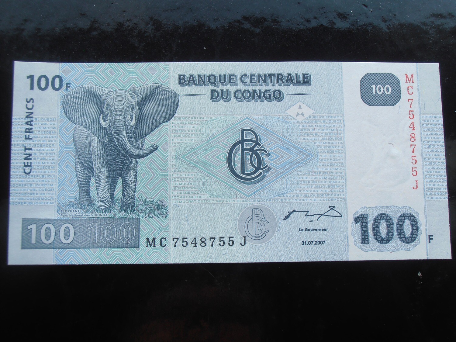 Congo Democratic Republic 100 Francs - 2007