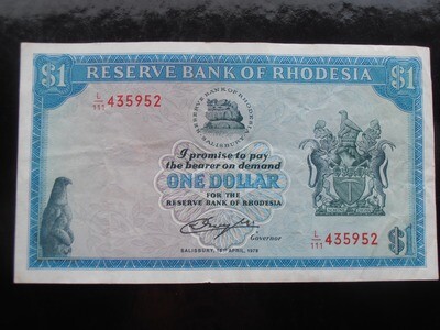 Rhodesia 1 Dollar - 1979