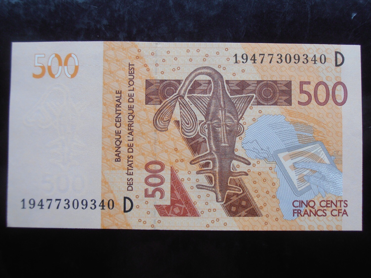 Mali 500 Francs - 2012