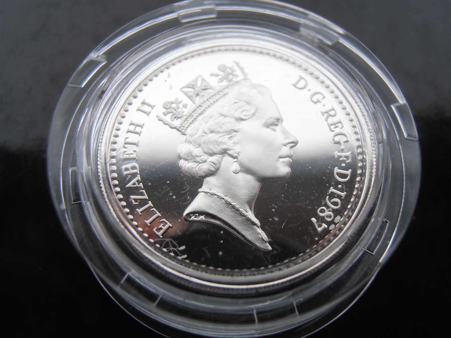 1987  -  Silver Proof £1  MRPD1
