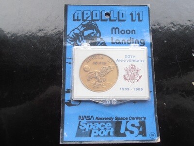 20th Anniversary of Apollo II Medal - 1989