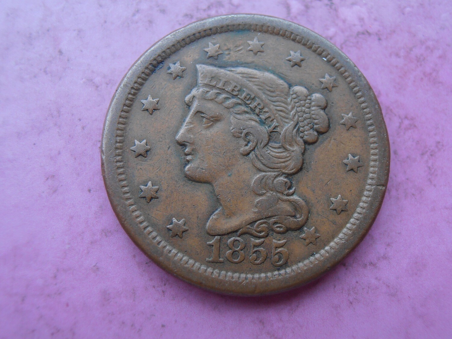 United States Cent  -  1854