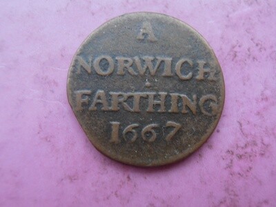 Norwich Farthing - 1667