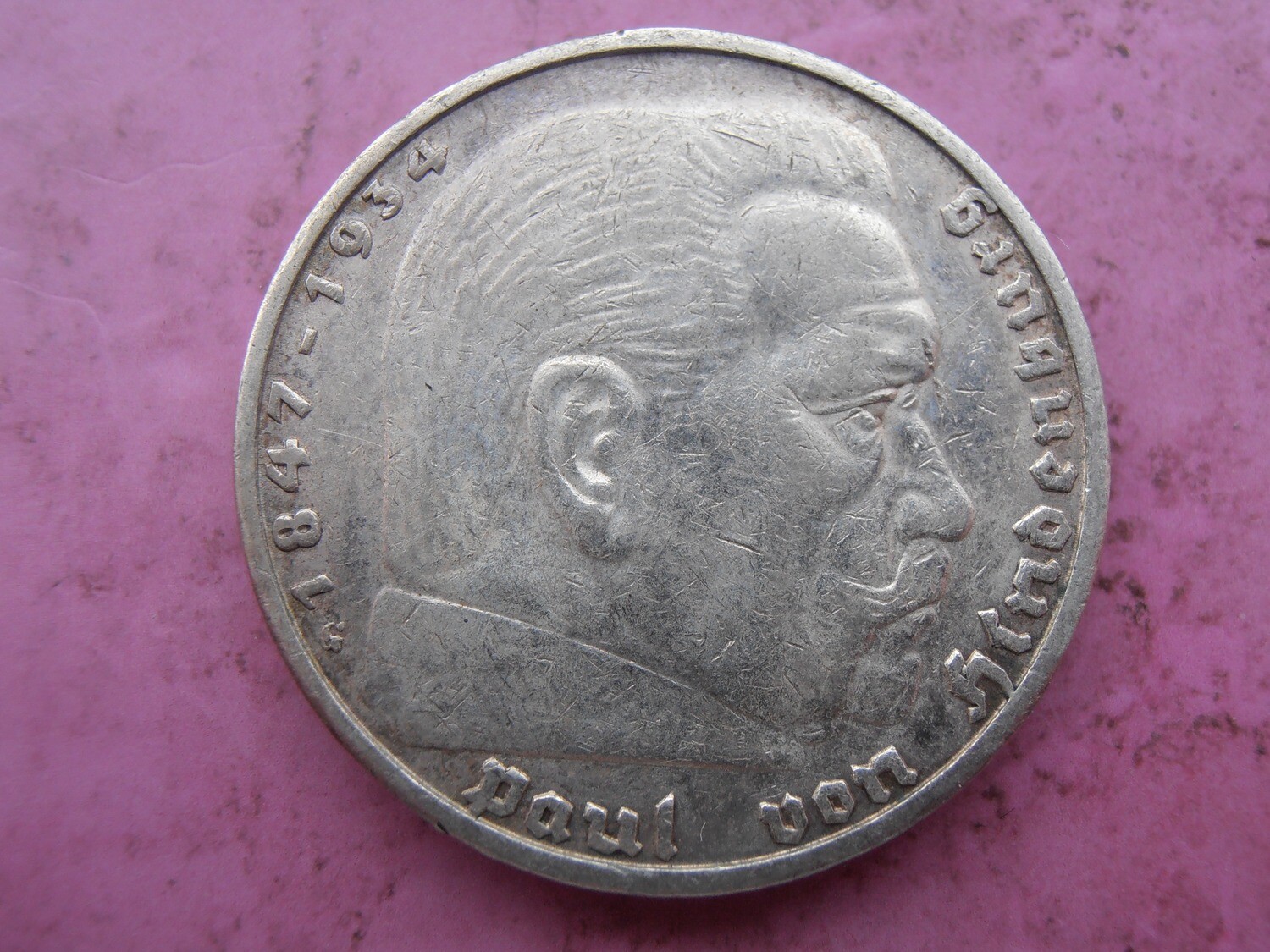 Germany 5 Marks  -  1936G