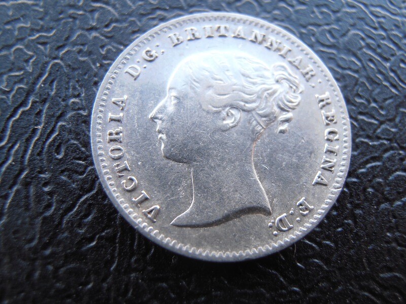 1839  -  Silver Threepence