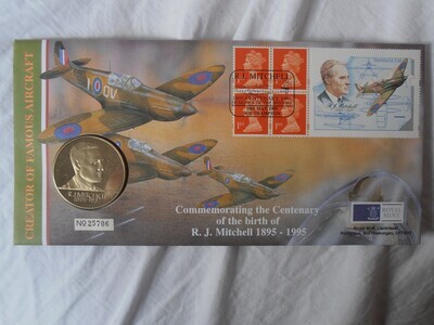 1995 - United Kingdom Medallic First Day Cover (Spitfire)