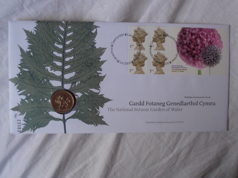 United Kingdom £1 First Day Cover - 2000 (National Botanic Garden of Wales)