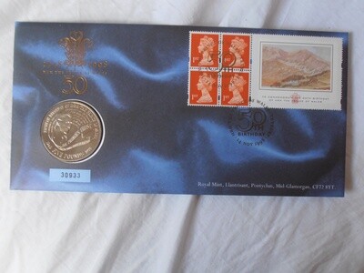 United KIngdom £5 First Day Cover - 1998 (Charles 50th Birthday)