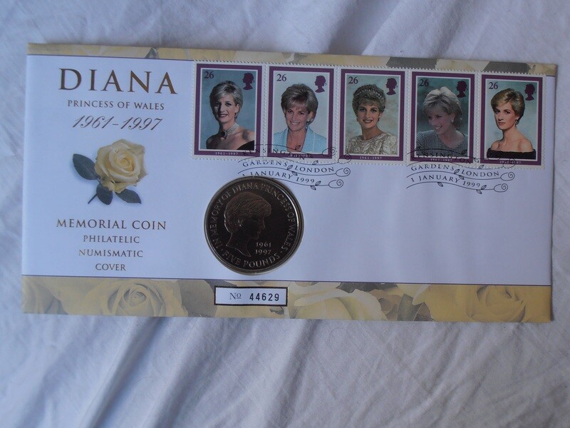 United Kingdom £5 First Day Cover - 1997 (Diana)