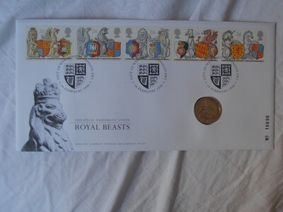 United Kingdom £1 First Day Cover - 1998 (Royal Beasts)