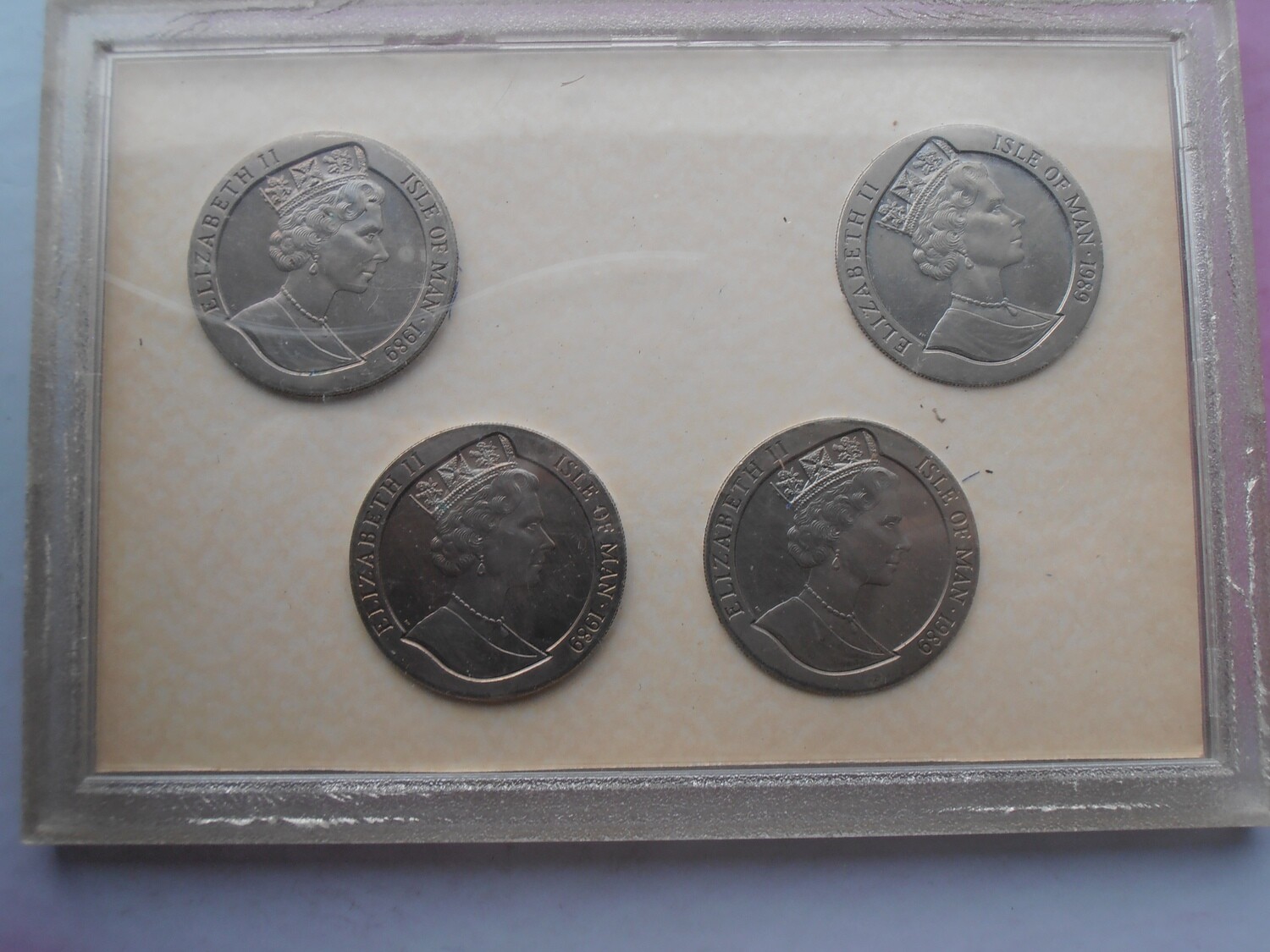 Isle of Man 4 Crown Set - 1989 (Bi-Centenary of the Innauguration of George Washington)