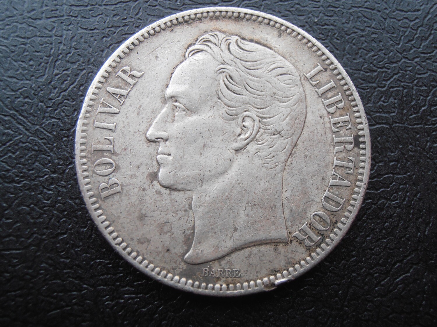 Venezuela 5 Bolivares - 1886