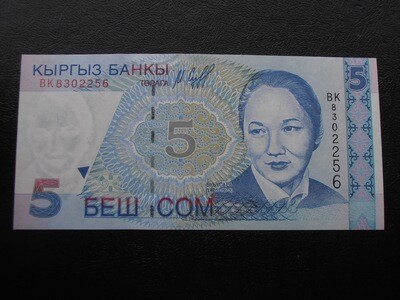 Kyrgyzstan 5 Som - 1997