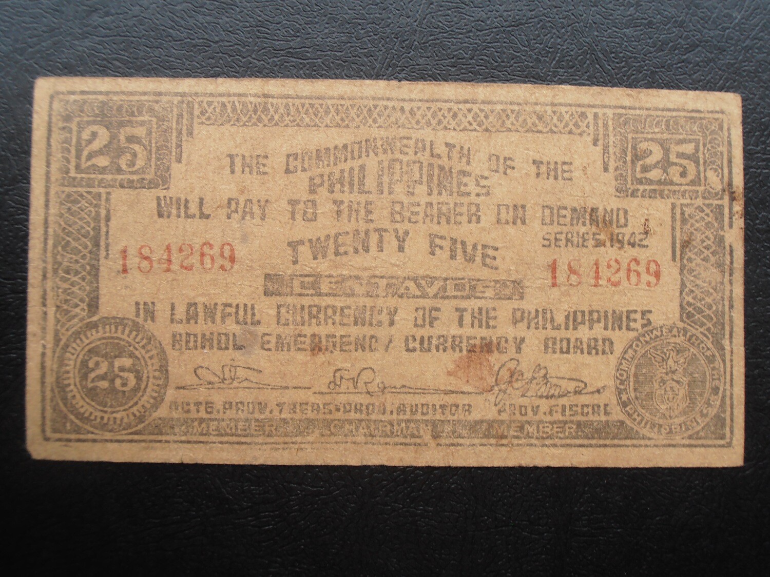 Philippines 25 Centavos - 1942
