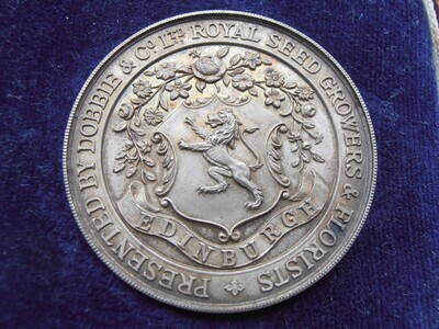Edinburgh Dobbie & Co Silver Medal - 1930