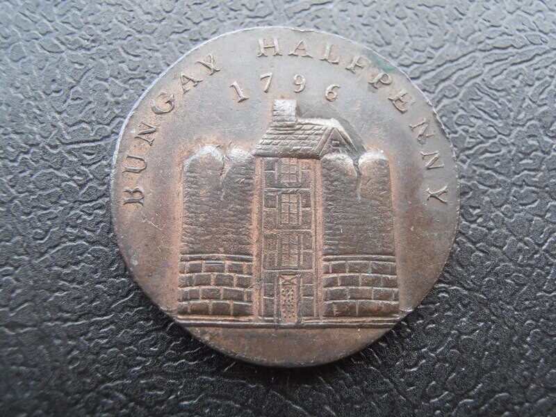 Bungay Halfpenny - 1796 (Scarce)