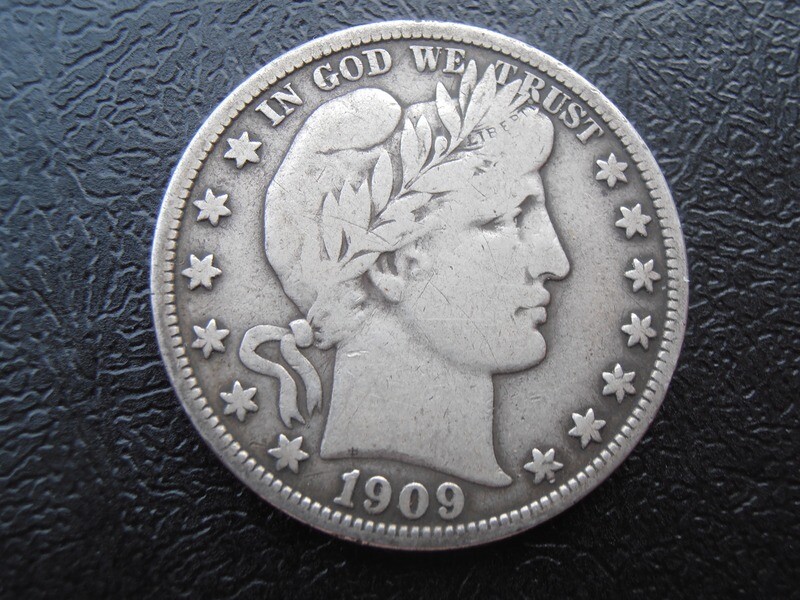 United States Half Dollar  -  1909