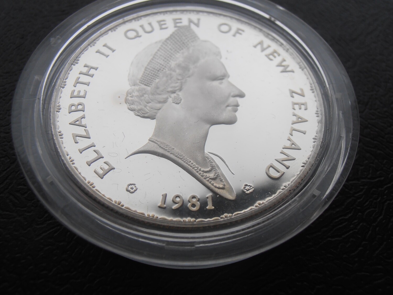 New Zealand 1 Dollar Silver Proof - 1981 (Royal Visit)